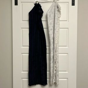 Two A&F oversized Scarves